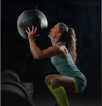 Image of a man training