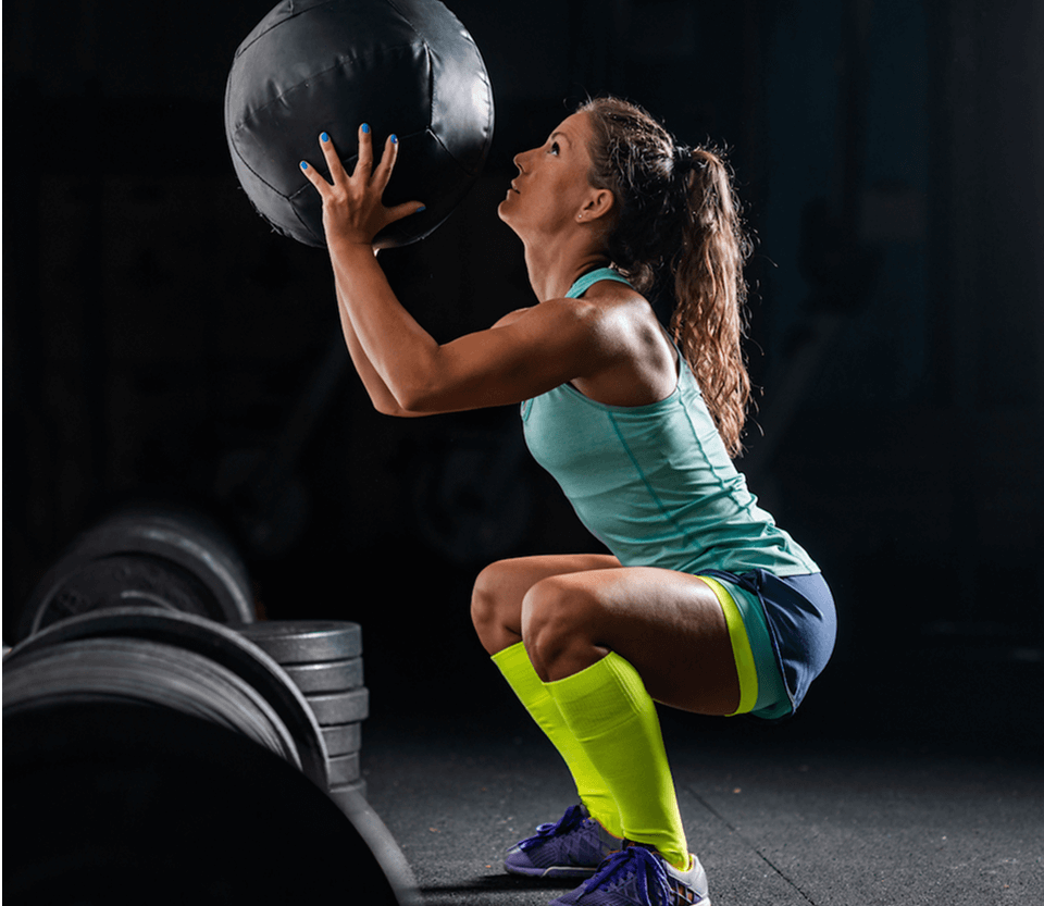 Girl throwing a ball